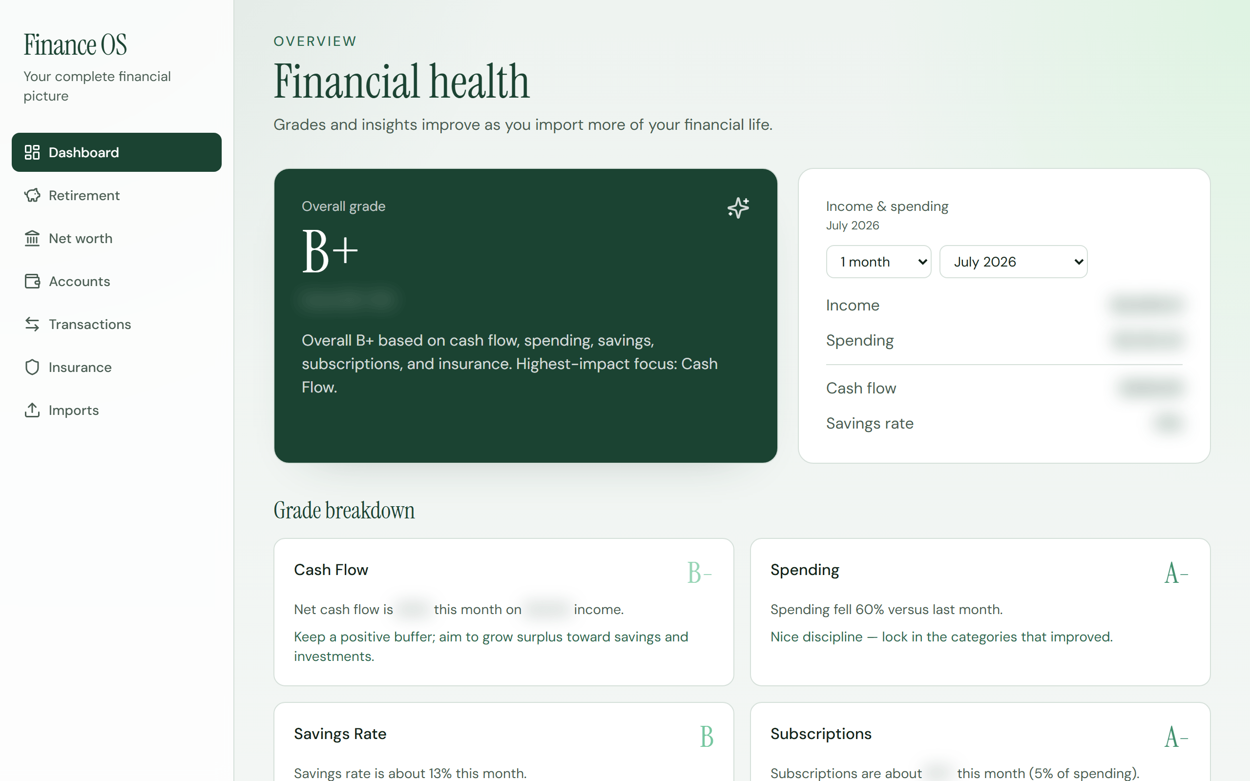 Finance OS preview